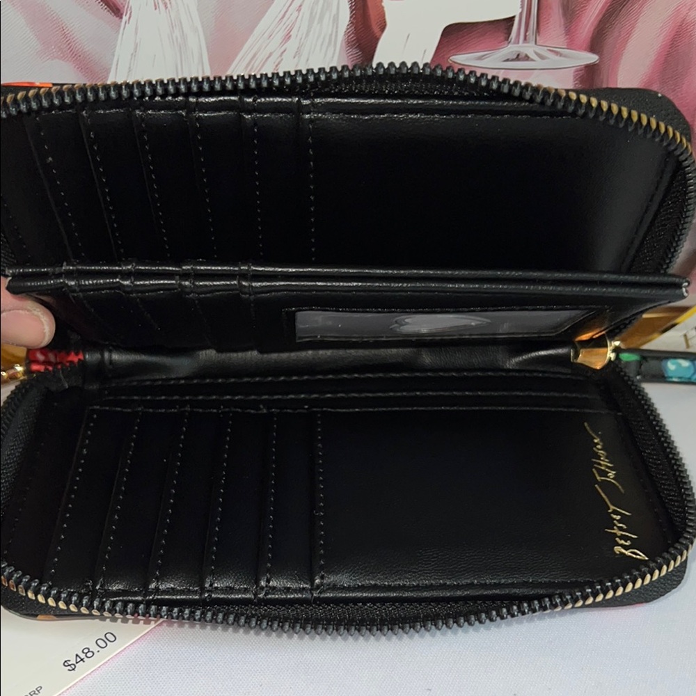 Betsey Johnson Black Gummy Bear Clutch Wristlet - Picture 9 of 17